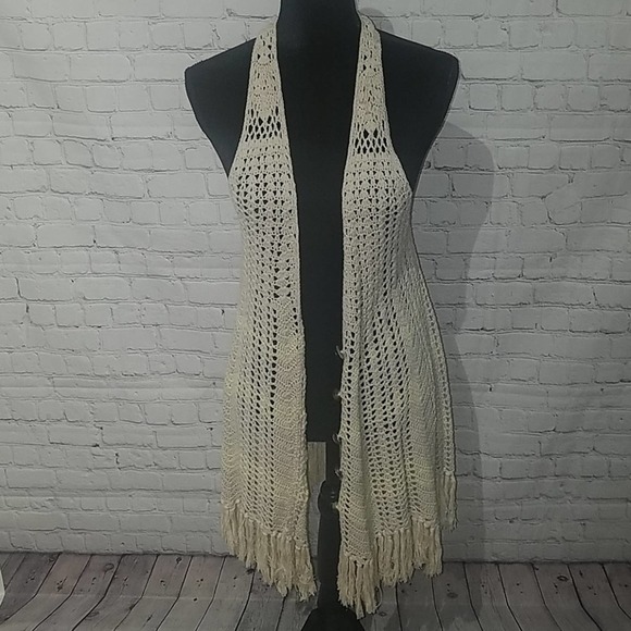 FREE PEOPLE Bohemian sz small sweater wrap, $88 - Picture 4 of 6